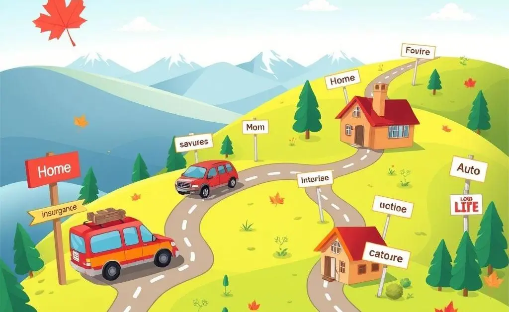 A roadmap of various insurance options available in Canada.