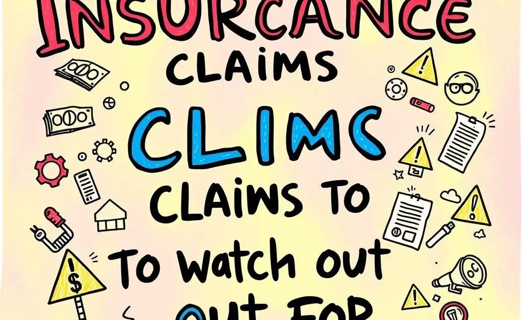 A list of insurance claims to watch out for