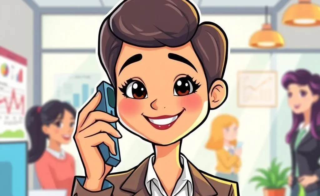 Insurance representative discussing a claim over the phone.
