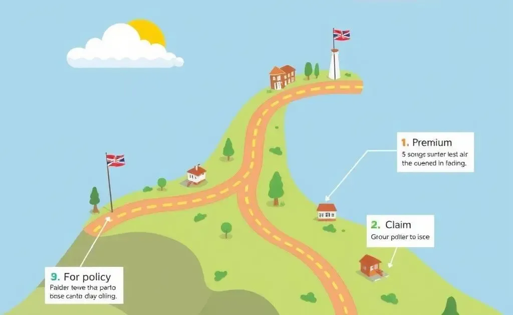 Roadmap illustrating steps in understanding insurance