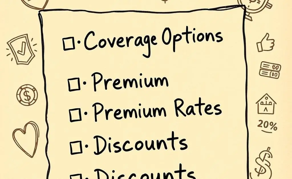Checklist of insurance options
