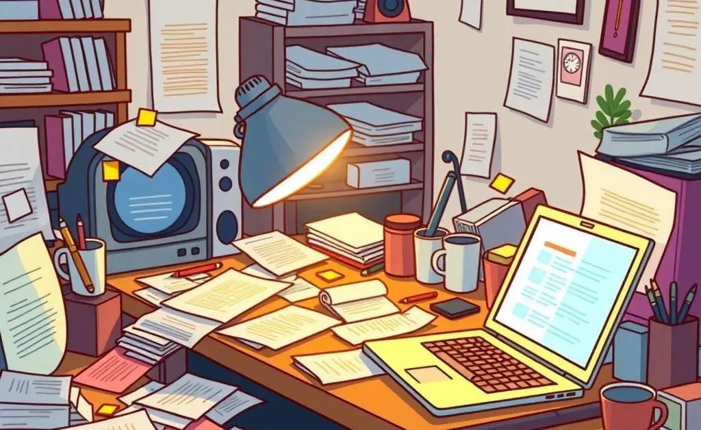 Insurance paperwork on a desk
