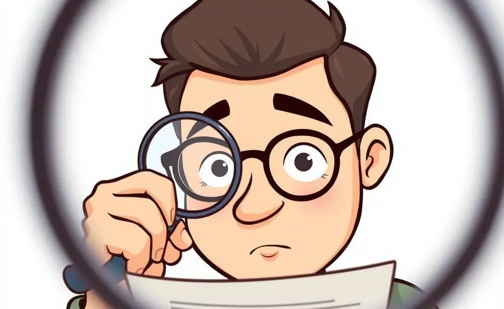 Person reviewing an insurance policy