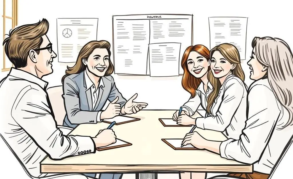 A friendly team offering insurance support