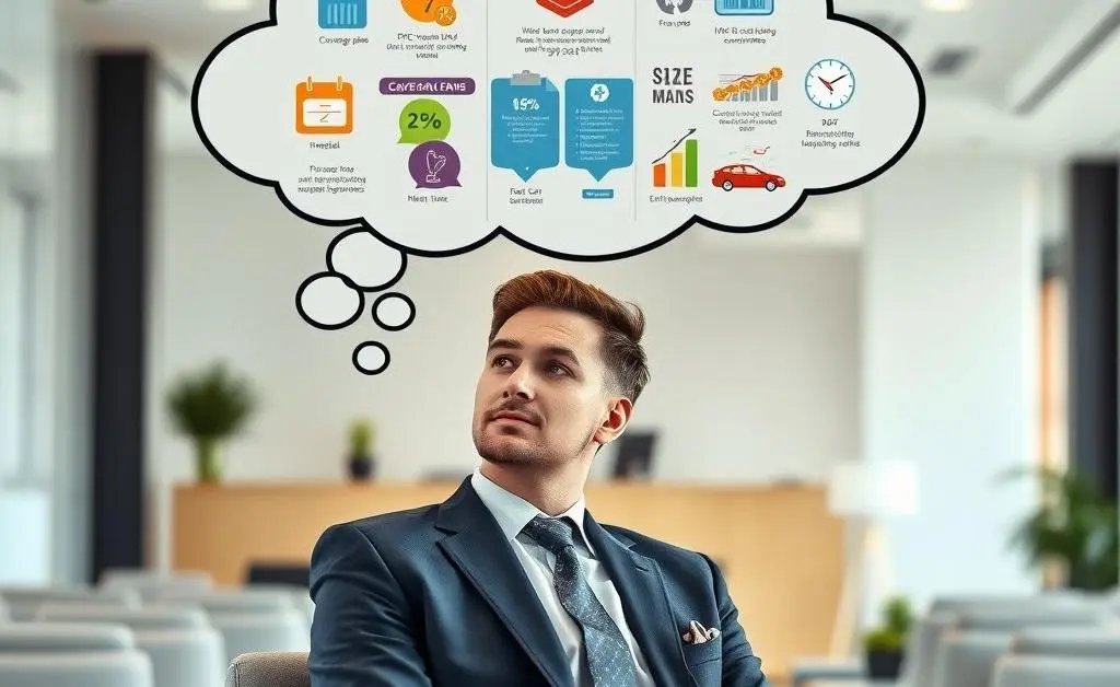 A person considering car insurance options
