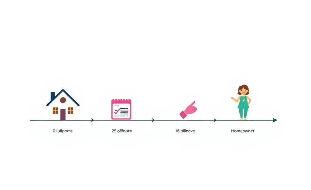 A timeline showing interest-only mortgage stages