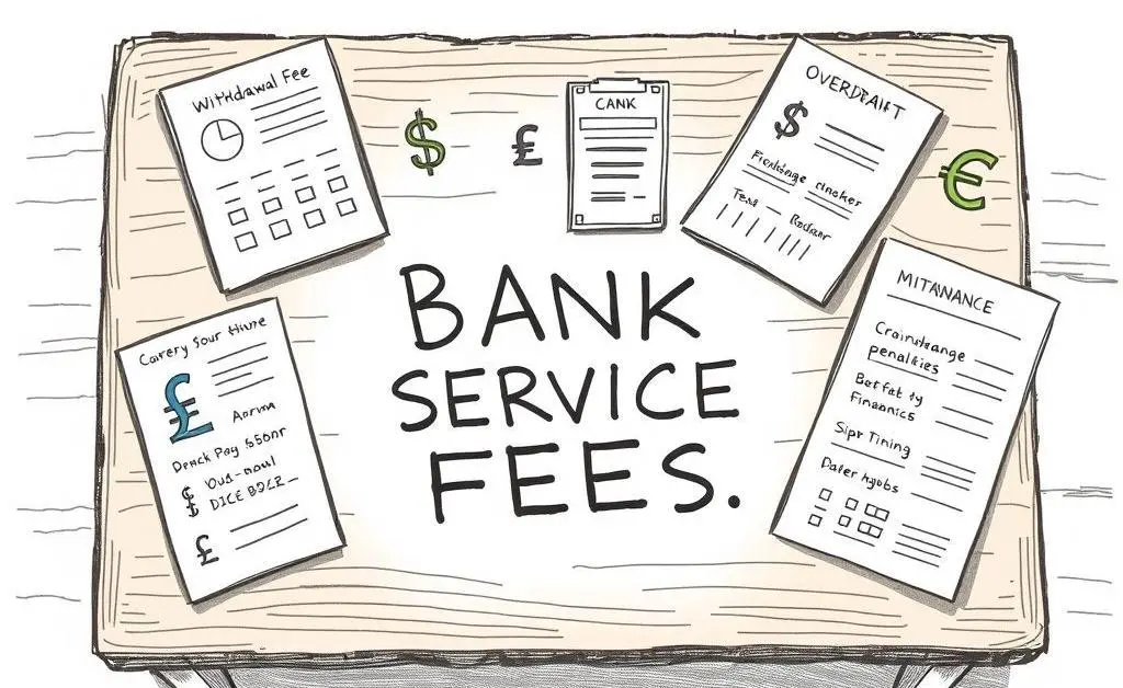 Illustration of bank fees for international transfers