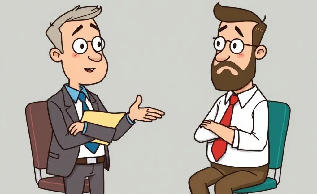 Two investors discussing concerns related to capital reduction