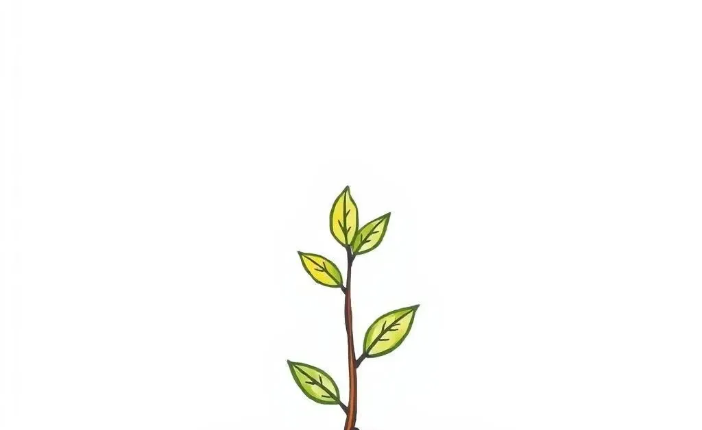 Plant growing into a tree, representing investment growth