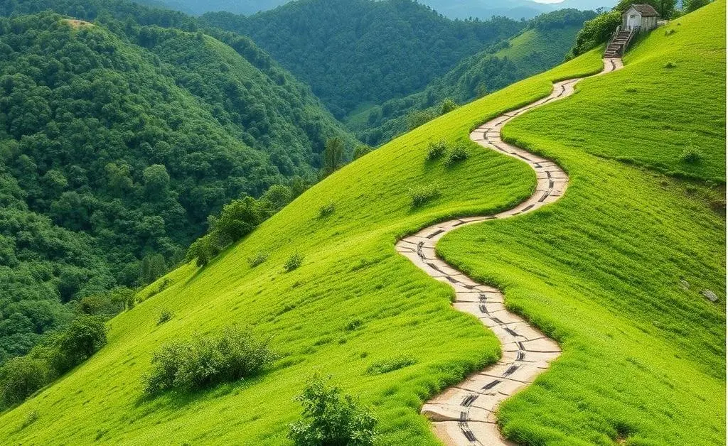 Pathway representing an investment journey