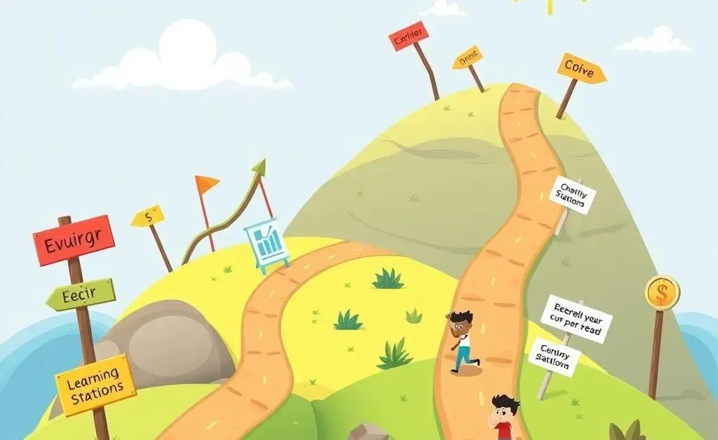 Roadmap of a novice investor starting and growing their portfolio.