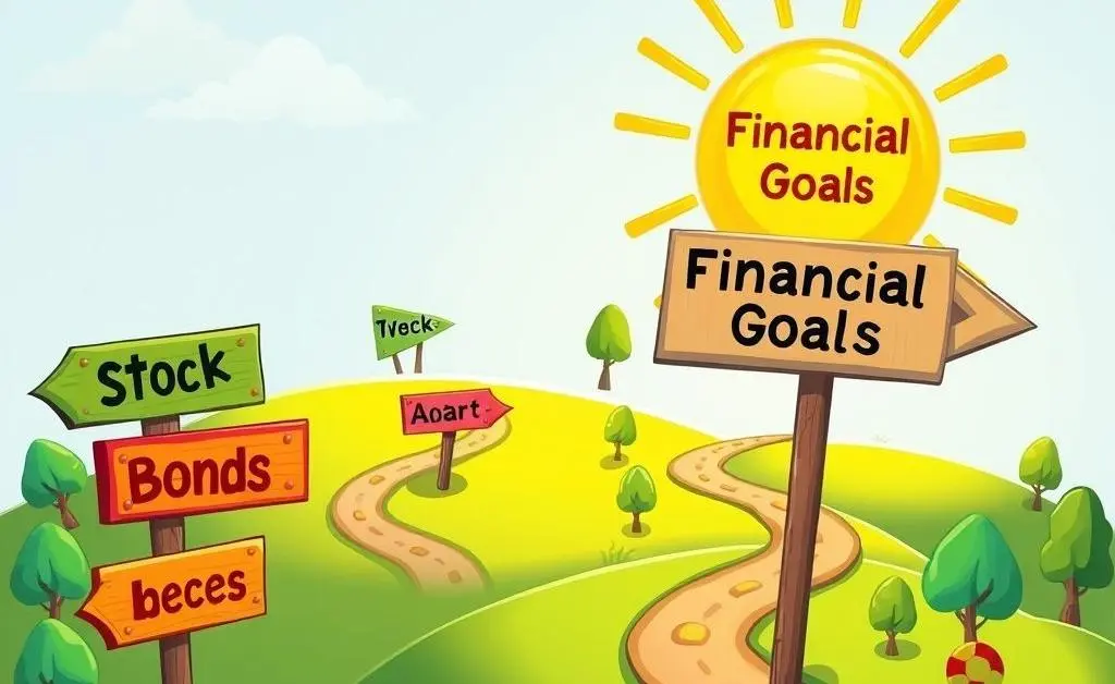 Road map to investing with signposts.