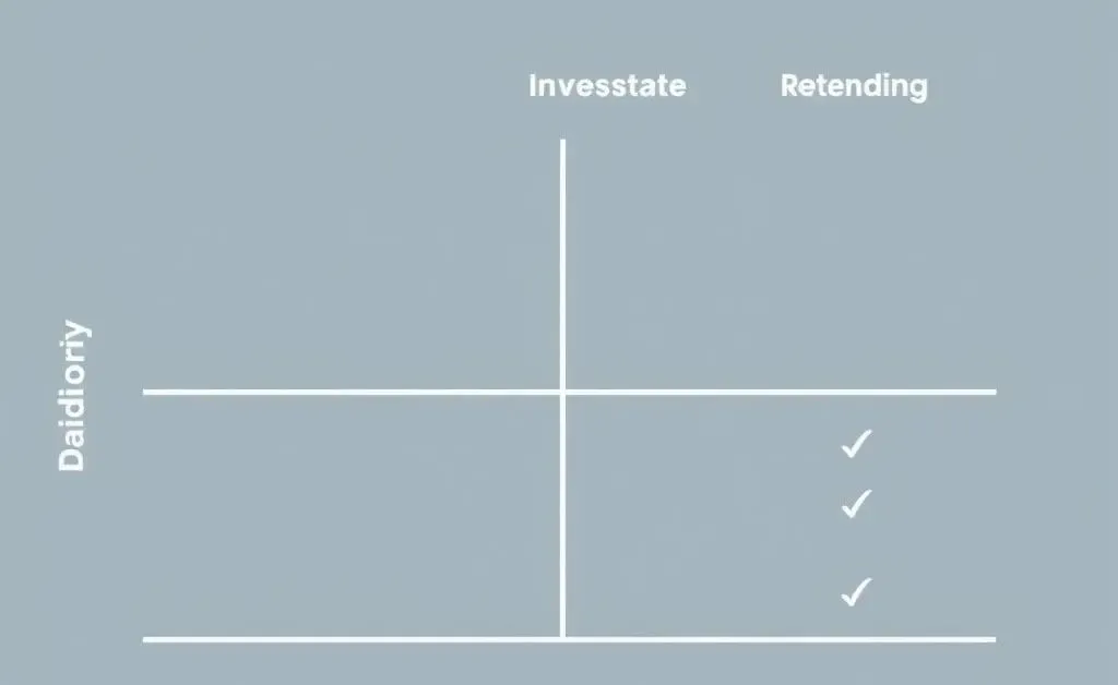 Chart comparing factors between real estate and dividend investing