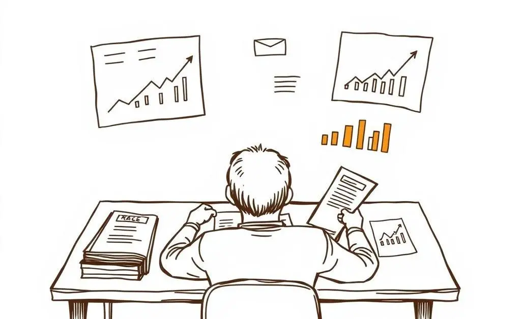 Person considering investment options