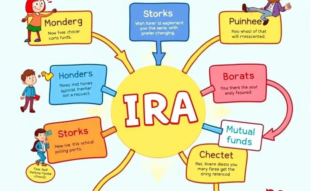 Flowchart of Roth IRA investment options