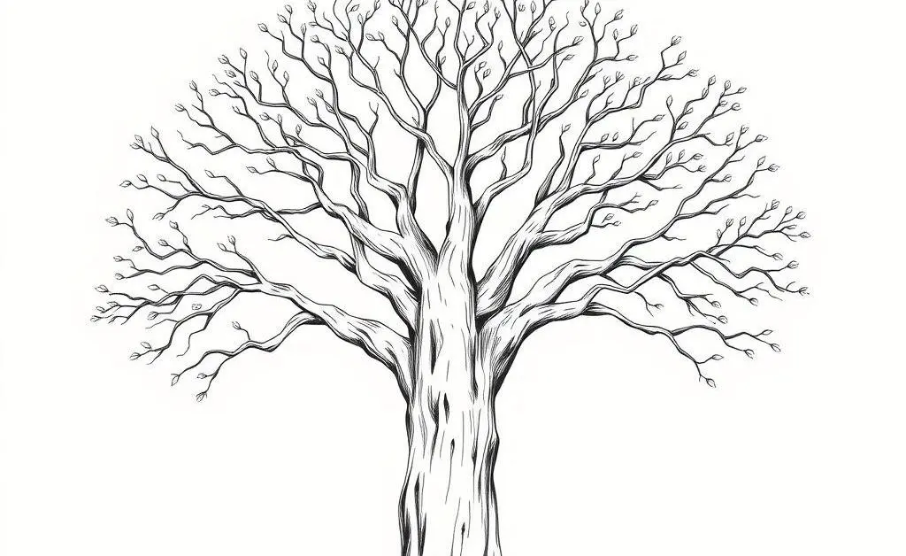 Hand-drawn illustration showing a tree with various investment branches.