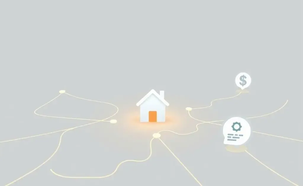 A map showing pathways of investment growth