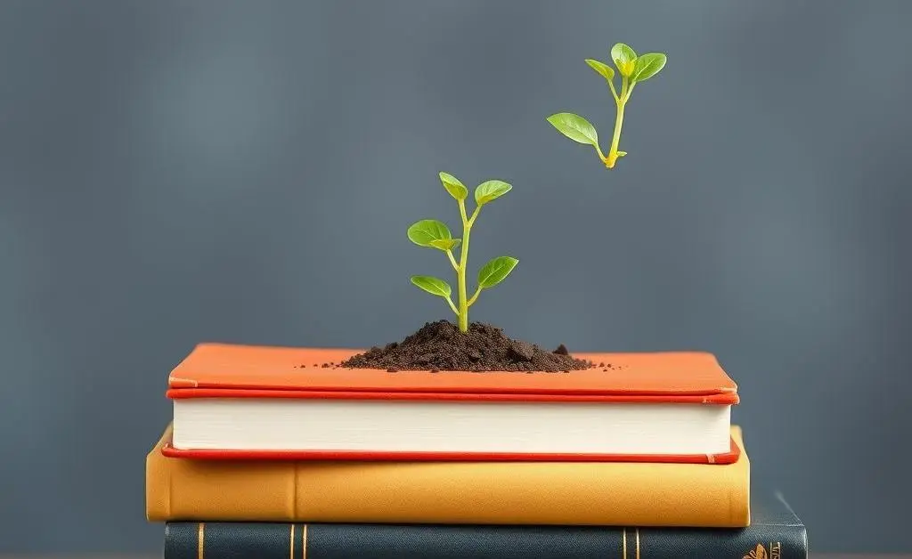 A plant symbolizing investment growth