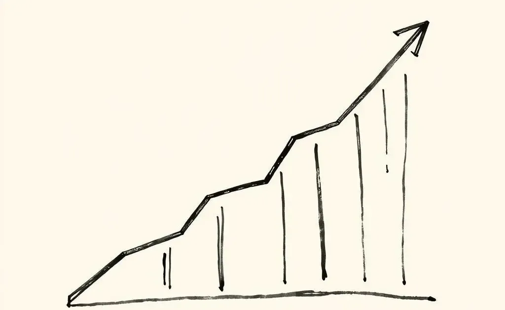 Graph of investment growth