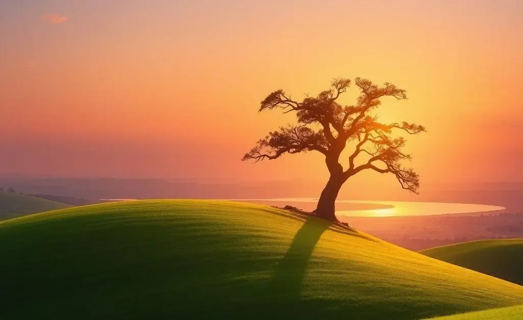 Serene landscape symbolizing long-term planning.