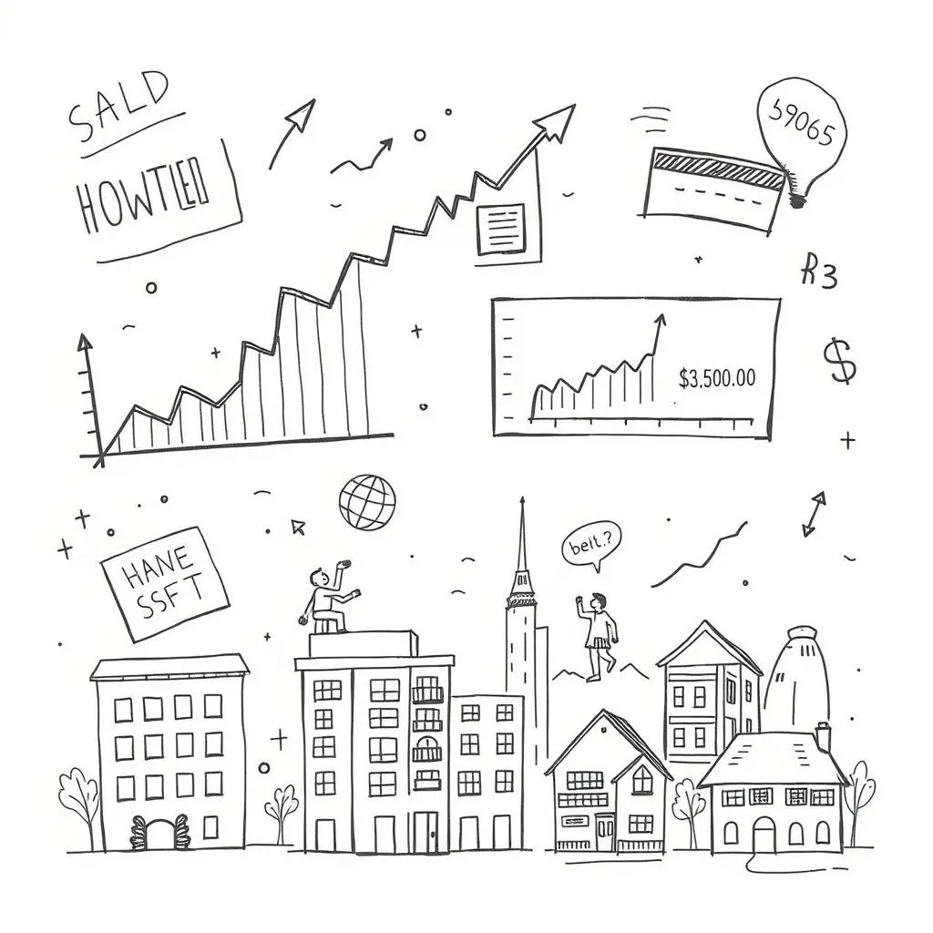 Various investment options like stocks, bonds, and real estate