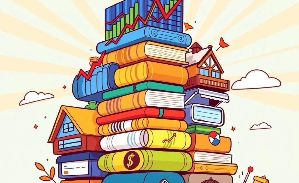 Cartoon featuring different investment options.