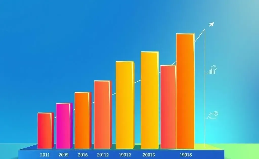 Bar chart of investment returns