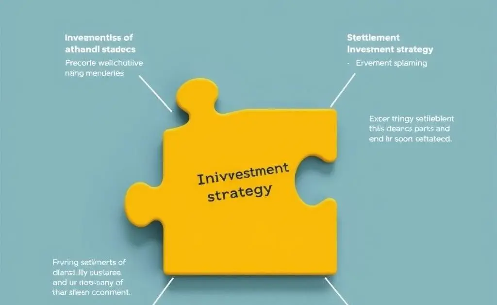 A puzzle piece fitting into a larger investment strategy diagram.