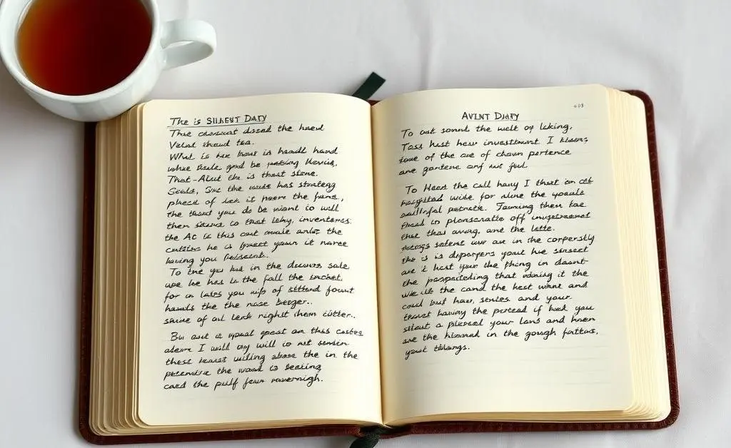 Handwritten notes about investment strategies