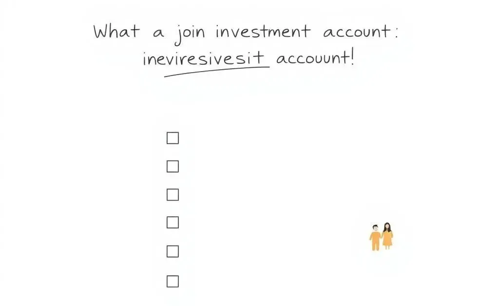 Checklist for setting up a joint investment account
