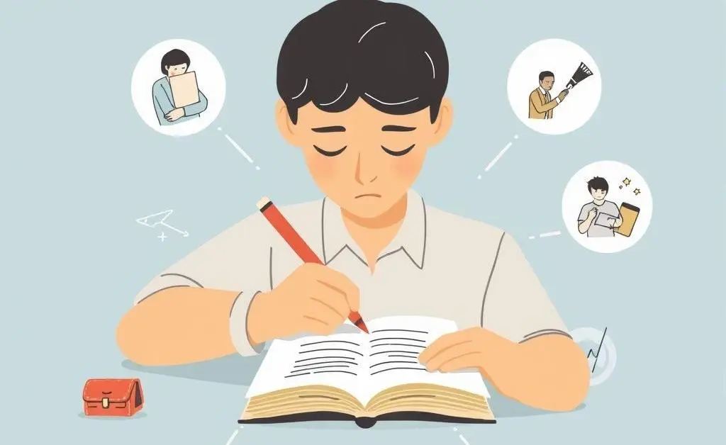 Person writing a thoughtful letter