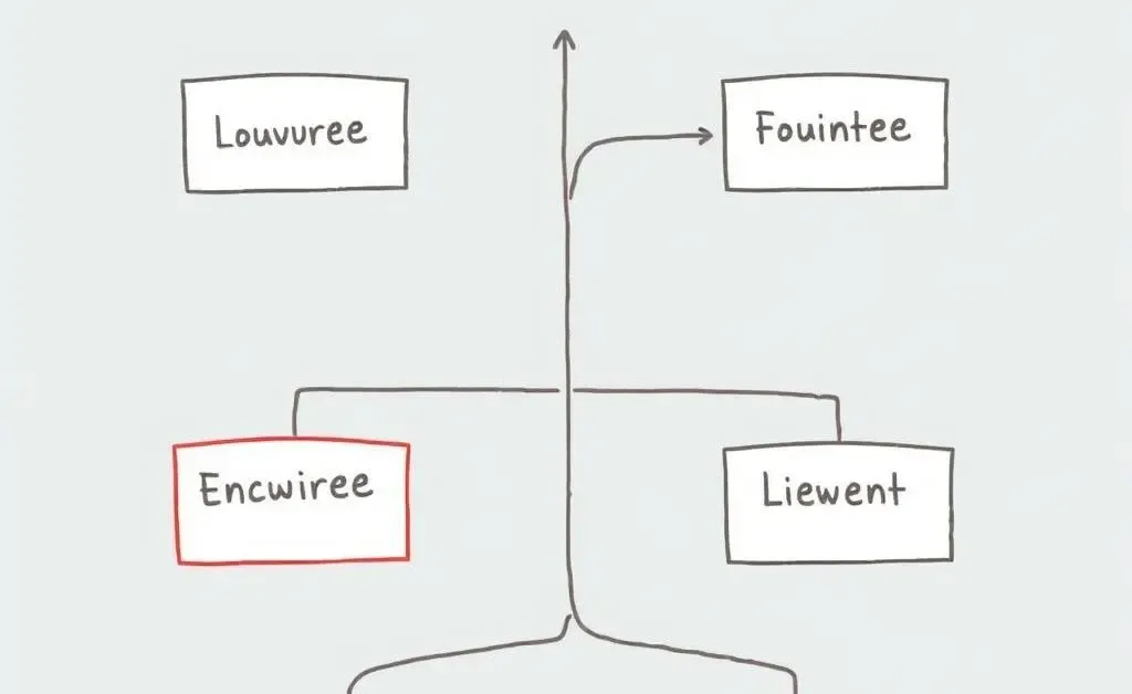 A hand-drawn style decision tree helping someone choose a type of life insurance