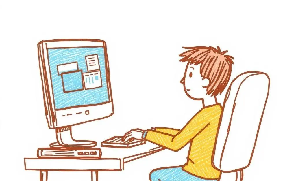 Person learning on computer depicting lifelong learning