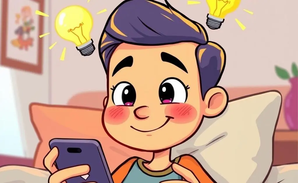 Lightbulb moment with date profiles on smartphone