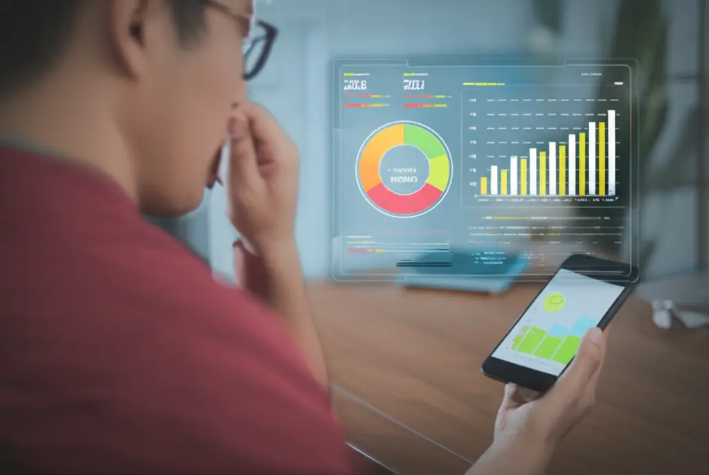 Person seeking advice on maintaining credit score stability