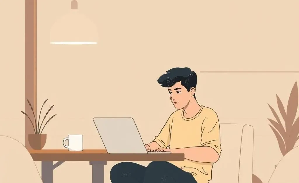 A person exploring investment options on a laptop