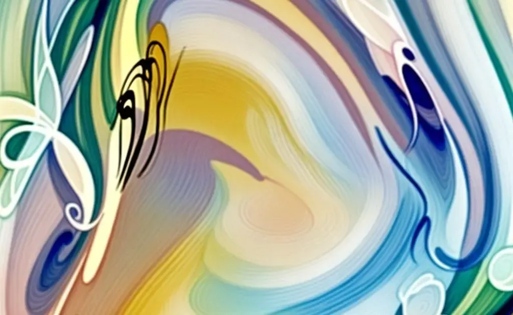 A cartoon person calmly declining a task with a serene expression