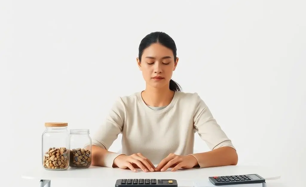 Illustration of calm savings planning