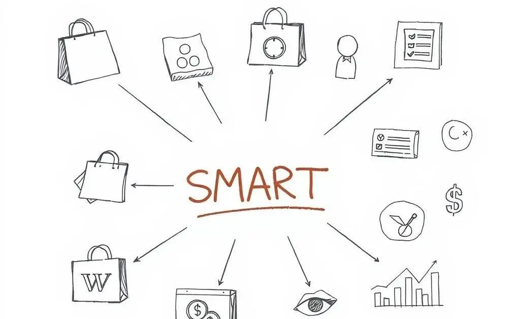 Various spending options with a smart choice highlighted