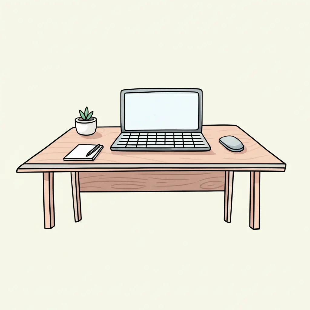 Minimalist office space