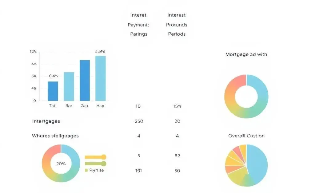 A simple chart comparing mortgage options