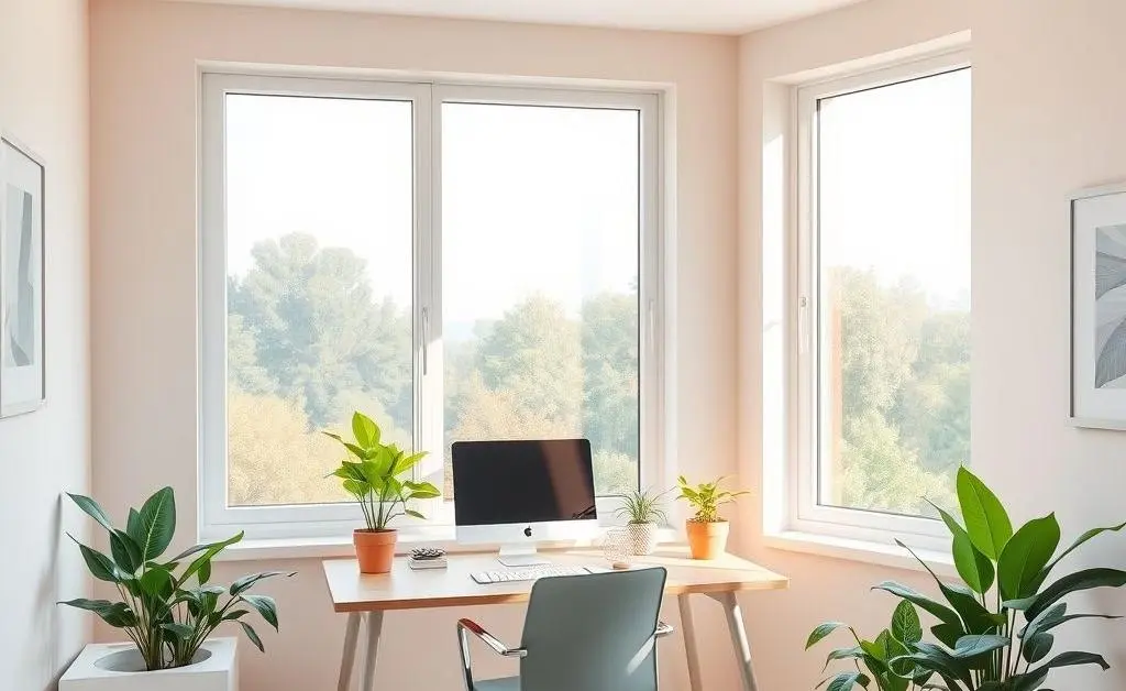 An organized workspace promoting productivity.