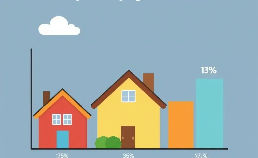 Chart showing different ownership stakes in a property deal