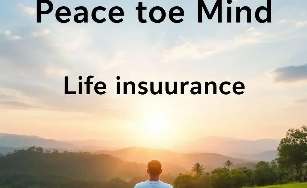 A serene landscape with a calm person meditating.