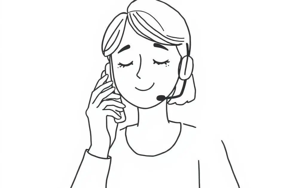 A relaxed person making a phone call about finances.