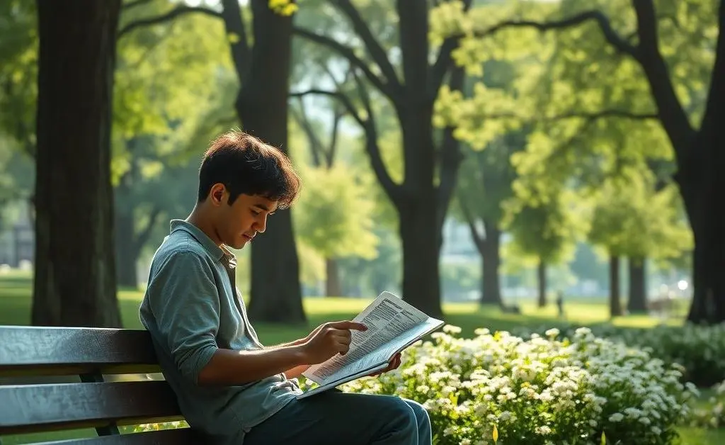 A person reading financial news on a tablet