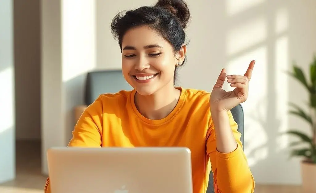 A person sighing with relief after successfully canceling their insurance policy.