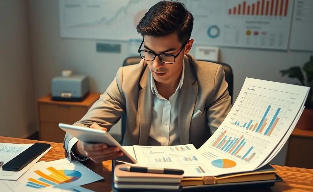 Individual assessing the impact of tariffs on personal finance