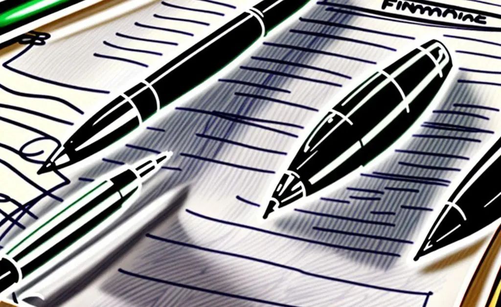 Personal finance journal writing