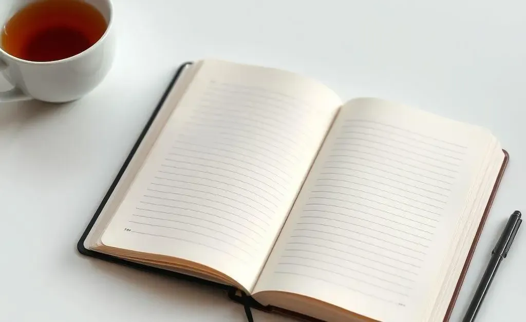 Open notebook symbolizing reflection and personal growth
